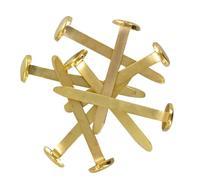 Attaches parisiennes cuivre 30 mm - 30 pièces