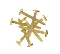 Attaches parisiennes - MEGACREA DIY - 30 mm - Cuivre - Lot de 30 pièces - Idéales pour scrapbooking