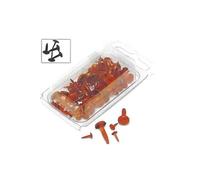 Attaches parisiennes "Rond" - Noir, 4+8 mm