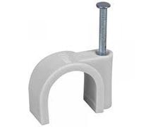 Attaches pontet 9 mm Grises - Par boîte de 100-43506 - Euroh'm