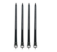 Attaches pour Câbles Lot de 4 Sangles Réglables | Sangles pour Câbles avec Boucle pour Camping Randonnée Voyages Activités de Plein Air Ski Cargo Marine Bagages Équipements