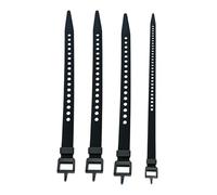 Attaches pour Cordon | 4 Pièces Outil De Fixation Ajustable,Sangles avec Boucle,pour Randonnée Camping Ski Bagage Équipement de Sport et Voyage