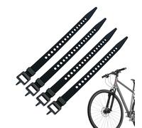 Attaches pour Cordon | 4 Pièces Outil de Fixation Ajustable - Sangles Utilitaires Avec Boucle,pour Randonnée Camping Ski Bagage Équipement de Sport et Voyage