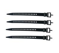 Attaches pour Cordon Lot de 4 Sangles Réglables | Sangles pour Câbles avec Boucle pour Camping Randonnée Voyages Activités de Plein Air Ski Cargo Marine Bagages Équipements