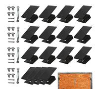 Attaches pour Fenêtre - Attache Fixe Réutilisable Renforcée | Clips De Contreplaqué Réutilisables De Tempête - pour Dortoirs, Appartements, Locations, Cuisines, Entreprises, Maisons, Hôtels,