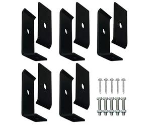Attaches Pour Grillage | Fixations De Grilles De Clôture | Système De Fixation En Acier Galvanisé Antirouille Pour Clôtures Jardin Terrasse Piscine Extérieur Ranch Pelouse Aménagement Paysager