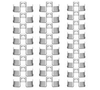 Attaches Pour Grilles | Attache De Drainage,25 Pièces Fixations Solution Fixation Marches Pour Voirie Parkings Passages Égouts Extérieurs Sols Industriels,pour Revêtement de Sol Industriel Marche d'Es