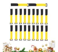 Attaches pour Guirlande Escalier | 20 Pièces Sangles Ajustables Décoratives de Couronnes,Cintres Réutilisables De Guirlande Noël - pour Escaliers Rampes Garde-Corps Clôtures Manteaux Maison Bureau