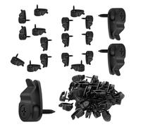 Attaches pour Guirlandes Lumineuses d'Extérieur,Organisation De Câbles Porte-Fils Pour Mur | Support de 50 Pièces Imperméable pour Décoration Fêtes Maison Photo Party Créatif