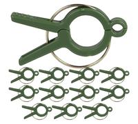 Attaches pour Tomates,12 Pièces Fournitures de Fixation pour Vignes,Petits Clips de Fixation pour Plantes | Pour Serre Balcon Jardin Parterre Fleurs Légumes Rose Raisin Semis