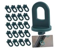 Attaches rotatives pour Serre, 50 Crochets en Plastique pour Rails profilés | Lot de 50 pièces pour une gestion efficace de vos cultures, idéal pour les grands espaces de jardinage sous abri.