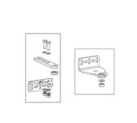 FAAC Kit de supports moteur S418 63002565 – Attaches avant et arrière