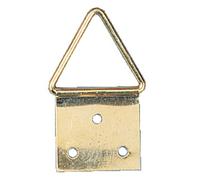 Attaches tableau triangulaires en acier laitonné - 10 mm - sachet de 100 pièces CIVIC