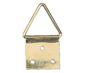 Attaches tableau triangulaires en acier laitonné - 20 mm - sachet de 100 pièces CIVIC
