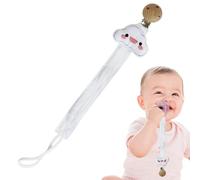 Attaches-tétines en corde, attache -sucette | Clip de sangle de mamelon pour tout-petits |Clips de tétine anti-chute pour tout-petits, pour anneaux de dentition, jouets, couvertures pour bébé, bavoirs