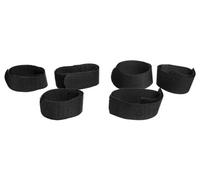 Attaches velcro miss grape velcro internode 6 pieces pour sacoche de cadre miss grape internode noir