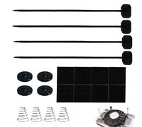 Attaches zippées pour ventilateur de radiateur, kit de montage de ventilateur | Kit d'installation de ventilateur de radiateur électrique | Kit de montage à traversant de sangle d'attache de ventilate