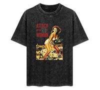 Attack of The 50Ft Woman Unisex T-Shirt Printed Tee Black Mens Top Shirt L