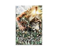 Attack on Titan Art Group Photo Art Tableau Art Photo Impression Photo Moderne Chambre Familiale Décor 08 x 12 pouces (20 x 30 cm)