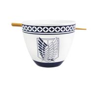 Attack On Titan - Bol À Ramen Avec Baguette 470ml - Emblem