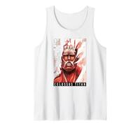 Attack on Titan Colossus Titan with Kanji Anime Manga Débardeur