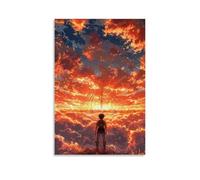 Attack on Titan Eren Jaeger As A Child Poster décoratif sur toile pour salon, chambre à coucher, art mural, impression photo, décoration moderne, pour chambre familiale, 60 x 90 cm