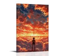 Attack on Titan Eren Jaeger As A Child Poster décoratif sur toile pour salon, chambre à coucher, art mural, impression photo, décoration moderne, pour chambre familiale, 20 x 30 cm