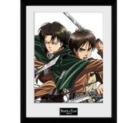 Attack on Titan poster encadré Levi 45 x 34 cm Multicolore G