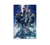 Attack on Titan Roles Art Poster Peinture décorative sur toile Art mural pour salon, chambre à coucher, art mural, impression d'image moderne, décoration de salle familiale, 20 x 30 cm