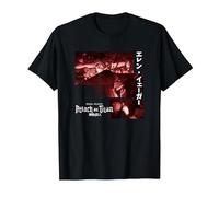 Attack on Titan Season 4 Collage de Titan Eren T-Shirt, Homme, Noir, S