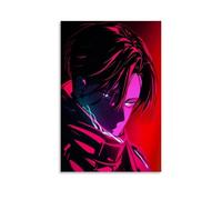 Attack on Titan The Strongest Role Levi Ackerman Poster décoratif sur toile pour salon, chambre à coucher, art mural, impression photo, décoration moderne, pour chambre familiale, 20 x 30 cm
