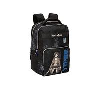 Attack on Titan URBAN BACKPACK ATTACHE DES GIGANTS COMIX ANIME, Noir, Taglia unica, Décontracté
