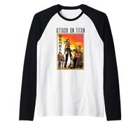 Attack on Titan Volume 4 Sunset Cover Kanji Anime Manga Manche Raglan