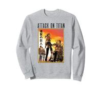 Attack on Titan Volume 4 Sunset Cover Kanji Anime Manga Sweatshirt