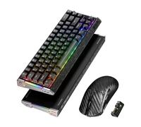 ATTACK SHARK Clavier et Souris Gaming 8KHz Carbon Fiber Rapid Trigger-NoirB