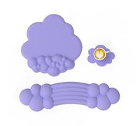 ATTACK SHARK Ensemble Repose Poignet Nuage Arc-en-ciel Ergonomique Bureau