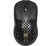 ATTACK SHARK MAMBASNAKE M2 Souris Jeu sans Fil Fibre Carbone, 41g Ultra - Léger, Capteur PAW3395PRO, Jusqu'à 40000 DPI, 100M Cliques, 2.4G/BT/USB - C, pour PC/Xbox/PS/Mac - Noir (Ruban Antidérapant)