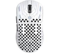 ATTACK SHARK MAMBASNAKE M2 Souris Jeu sans Fil Fibre Carbone, 41g Ultra - Léger, Capteur PAW3395PRO, Jusqu'à 40000 DPI, 100M Cliques, 2.4G/BT/USB - C, pour PC/Xbox/PS/Mac - Blanc