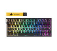 ATTACK SHARK R82 HE Clavier de jeu mécanique filaire TKL NKRO avec polling 8K, précision RT 0,005 mm, taux de scan 256K, amortissement sonore 5 couches, interrupteur magnétique à effet Hall, pilote