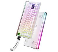 ATTACK SHARK R85 HE - Clavier à déclenchement rapide avec boîte lumineuse personnalisée, clavier mécanique filaire à 75 %, taux d'interrogation de 8 kHz, précision RT de 0,005 mm, compatible RT/Snap