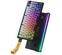 × ATTACK SHARK R85 HE - Clavier à déclenchement rapide, commutateur magnétique avec boîte lumineuse personnalisée, clavier mécanique filaire à 75 %, taux d'interrogation de 8 kHz, précision RT de