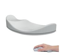 Attack Shark Repose-poignet de Souris en Silicone, Support de Poignet de Souris Ergonomique, Empêche le RSI, Glisse en Douceur, Portable Léger, pour la Maison, Le Bureau, Le Jeu - Main Droite Gris