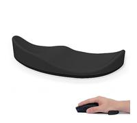 Attack Shark Repose-poignet de Souris en Silicone, Support de Poignet de Souris Ergonomique, Empêche le RSI, Glisse en Douceur, Portable Léger, pour la Maison, Le Bureau, Le Jeu - Main Droite Noire