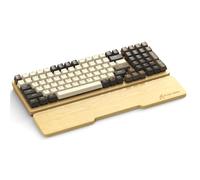 Attack Shark Repose-poignet en bambou 98 touches, Support de Repose-poignets Ergonomique pour une Frappe et des Jeux Confortables,sensation de bois, Antidérapant, pour Clavier Mécanique Compact