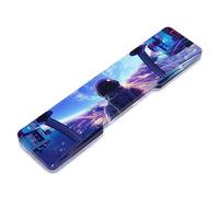 ATTACK SHARK Repose-Poignet Pour Clavier 68 Touches En Acrylique CNC,Repose-Paume Pour Clavier Mécanique De Jeu À Disposition 60%, Support De Poignet Ergonomique Pour Bureaux Et Maisons - Bleu