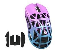 ATTACK SHARK Souris de jeu R2 en alliage de magnésium, capteur PixArt PAW3950, sans fil 8K, 48g, Bluetooth/2,4G/filaire, DPI réglable 42000, violet - Win11/Xbox/PS/Mac