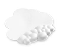 Attack Shark Tapis de Souris Cloud Support Repose-poignet,Tapis de Souris Ergonomique, Base Antidérapante pour un Contrôle Confortable et Précis, pour Taper/Jouer Accessoires de Bureau - Blanc
