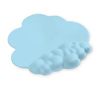 ATTACK SHARK Tapis Souris Cloud Repose Poignet Ergonomique Mémoire Forme | Base Antidérapante pour un Contrôle Confortable et Précis, pour Taper Jouer Accessoires de Bureau, Bleu