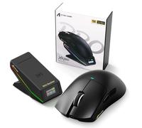 ATTACK SHARK X11 Pro V2 Souris Gaming sans Fil avec Dock TFT, Noir A | Station de Charge Magnétique, Ultra Légère 69g, 1000Hz, 100 Millions de Clics, Capteur PAW3315, Jusqu’à 30000 DPI,Tri Mode