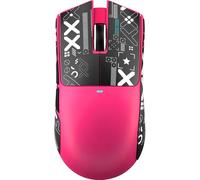 ATTACK SHARK X11 SE Souris Gaming sans Fil, Capteur Gaming PixArt PAW3311, BT/2.4G sans Fil/Câblé, 22000 DPI, 65 Heures d'Autonomie, Souris Gamer/Bureau pour Win11/Xbox/PS/Mac (Rouge Baie + Ruban)
